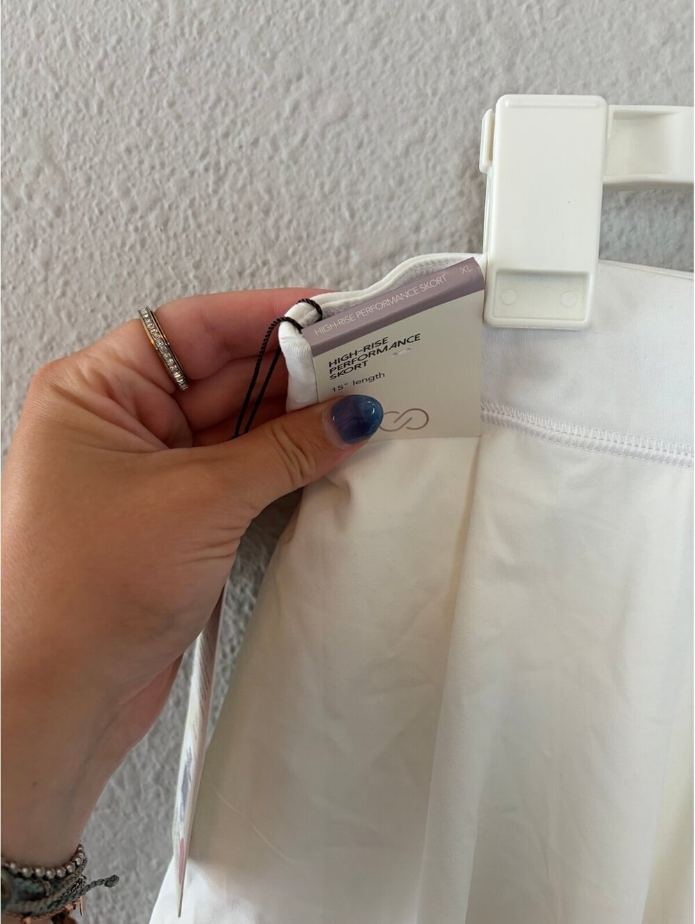 NWT Calia High Rise Performance Skort 15in length White size XL. $50 retail. Few - Picture 5 of 7